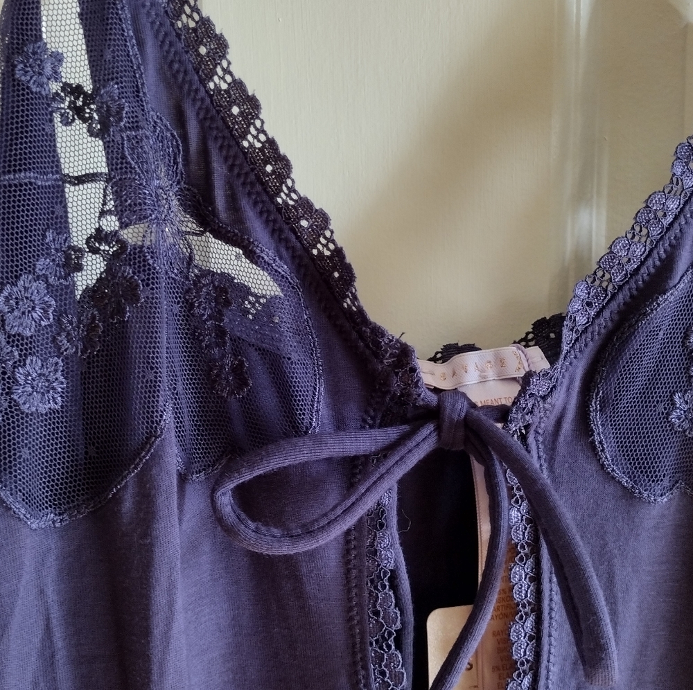 Savage X "A peak behind the lace Maxi slip"